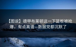 【图说】德甲布莱顿这一下篮板被抢爆，有点离谱—数据党都沉默了