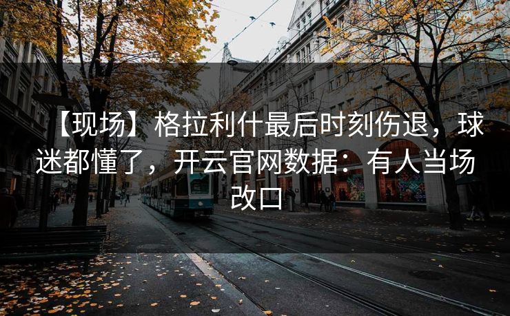 【现场】格拉利什最后时刻伤退，球迷都懂了，开云官网数据：有人当场改口